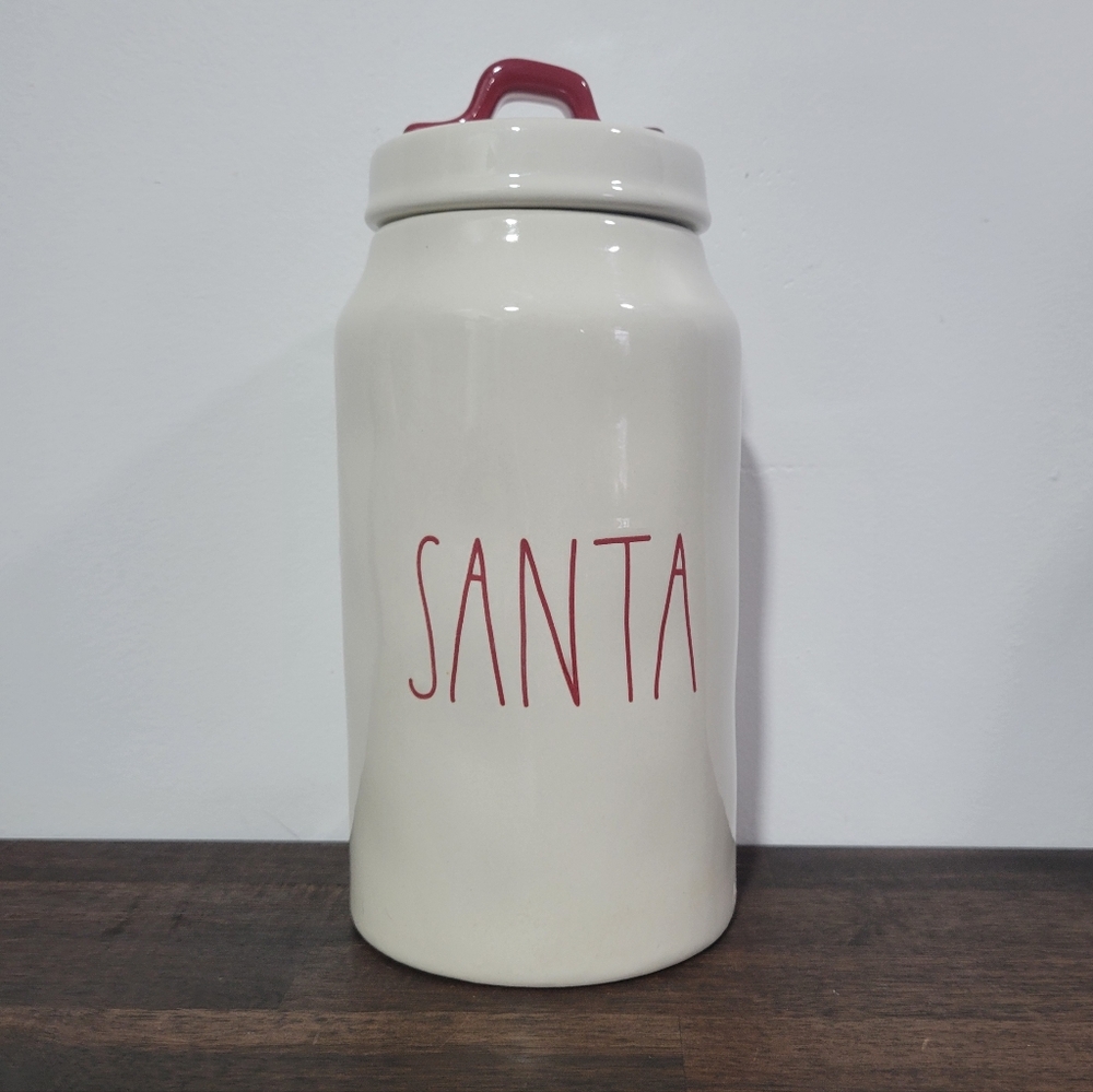 Rae Dunn Santa Tall Canister